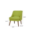 thumbnail image 5 of A&D Home Dana Linen Fabric Accent Chair, Green, 5 of 5