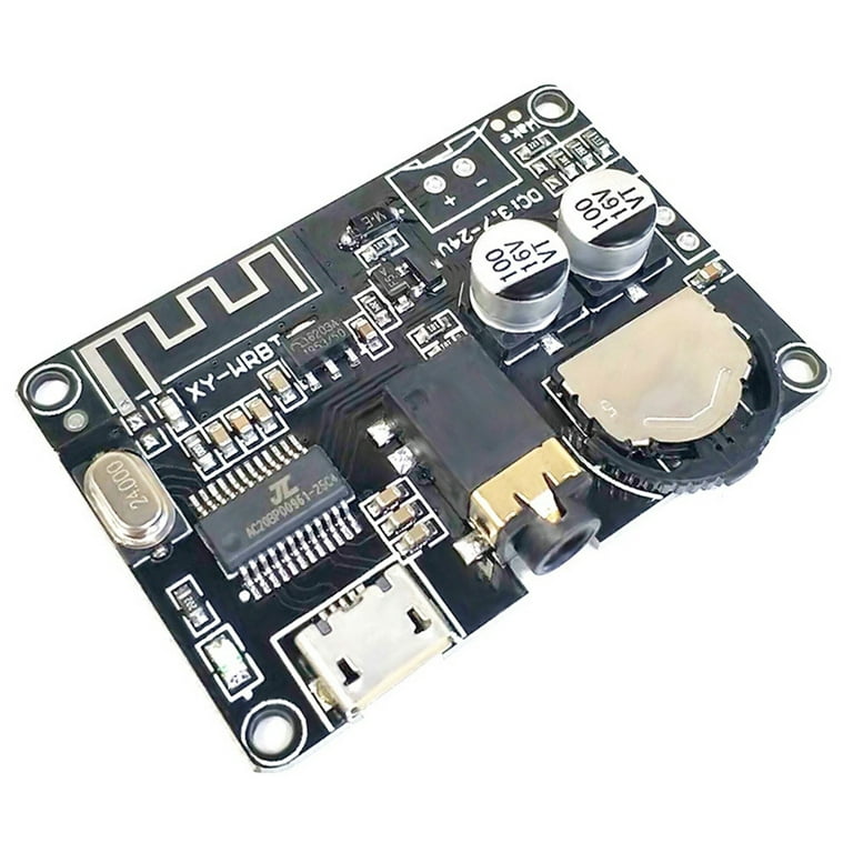 2 PCS XY-WRBT Bluetooth 5.0 Decoder Board Stéréo Module Audio Amplificateur  de haut-parleur de tension large sans télécommande