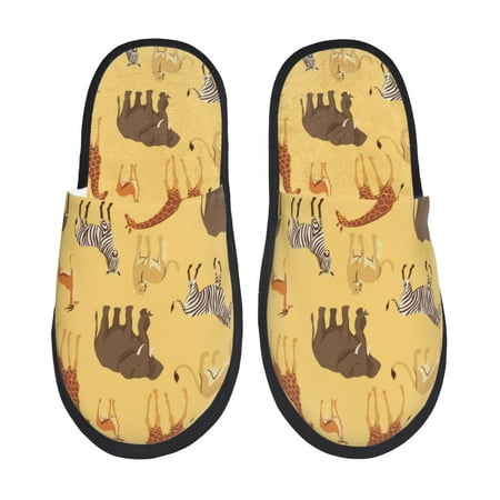 

Slippers for Women/Men - cute animals C Soft Plush Warm Slip-on Slippers House Slippers Indoor House Shoes