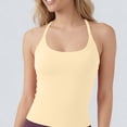 thumbnail image 7 of Women's Solid Crisscross Back Workout Tank Top for Yoga Gym, 7 of 7