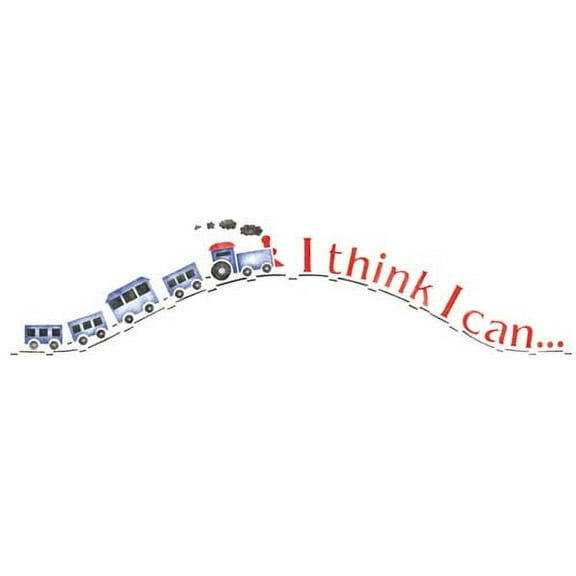 I Think I Can Train Wall Stencil SKU #3155 by Designer Stencils