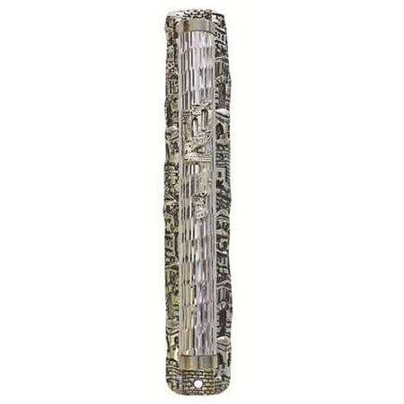 Mezuzah Cover Silver Design #148 10cm