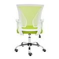 thumbnail image 4 of Modern Home Zuna Ergonomic Mesh Mid Back Office Chair, White & Lime, 4 of 10