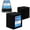 Black, variant on Microfiber Cleaning Towels, Pack of 24, Ultra Soft Plush Washcloth Shop Towels, All Purpose Premium Microfiber Detailing Cleaning Cloths (16" x 16", Mix Color)