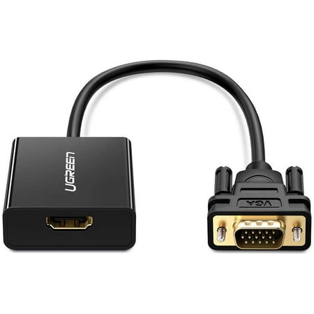 UGREEN Active HDMI to Adapter with 3.5mm Audio Jack Female to VGA Male Converter for TV Stick, Raspberry Pi, Canada