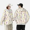 thumbnail image 5 of Picia Tropical Fruit Women's Men's UPF 50+ Sun Protection Hoodie Shirt Long Sleeve SPF Fishing Outdoor UV Hiking Lightweight Shirts-Small, 5 of 9
