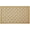 Gold Double Ring, variant on PETGLE Rubber Doormats Collection All Weather, 24x36, Wrought Iron Half Round