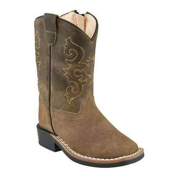 Old West Toddler's Broad Square Toe Boots