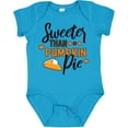 thumbnail image 3 of Inktastic Thanksgiving Sweeter Than Pumpkin Pie Boys or Girls Baby Bodysuit, 3 of 5