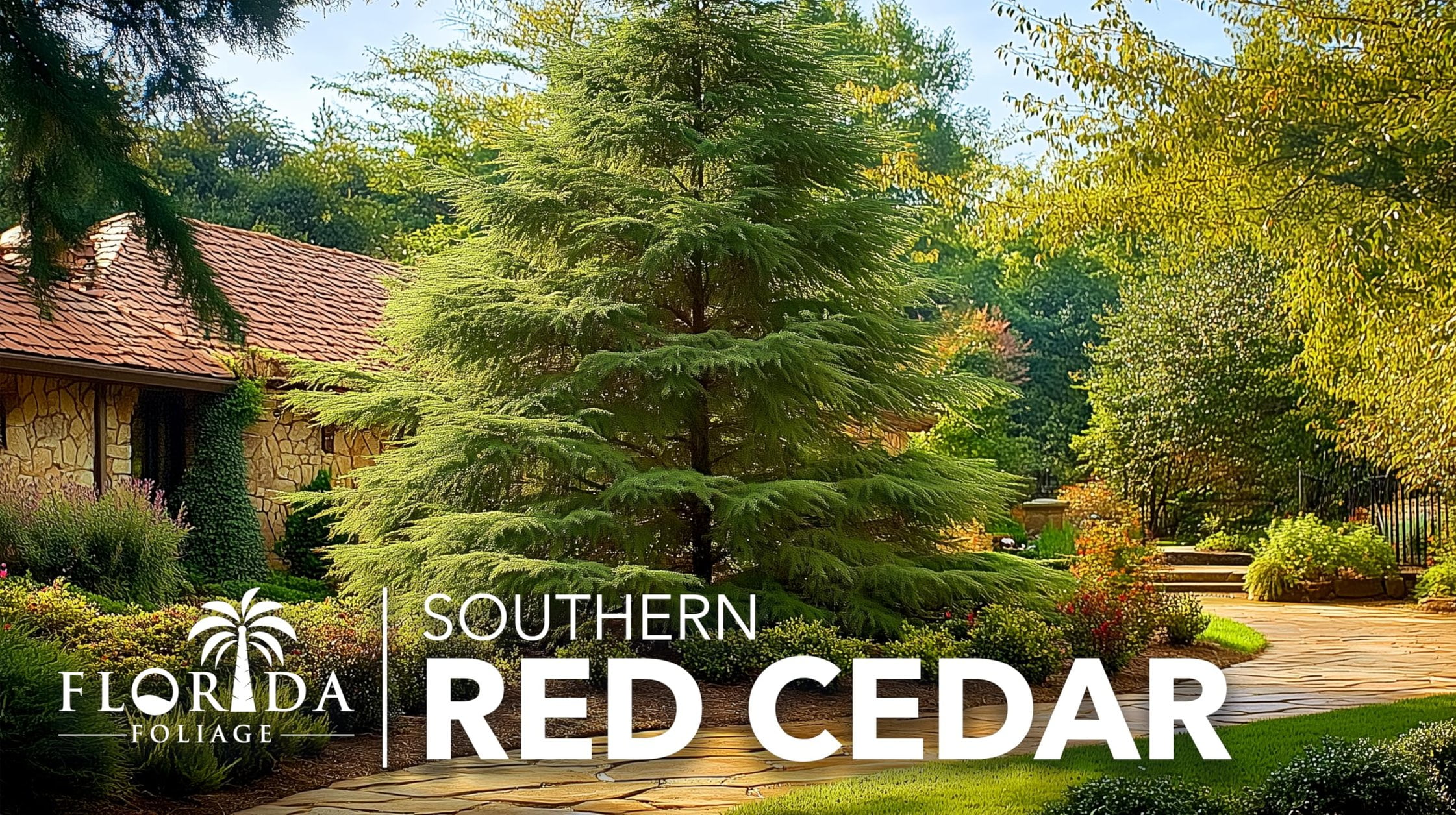 Southern Red Cedar Tree  10 Live Plants  Juniperus virginiana Silicicola  Fast Growing Evergreen Hardy Trees