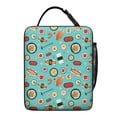 thumbnail image 4 of Japanese Food Lunch Bag – Sushi Roll Kawaii Sushi Party Cartoon Rice Fish Avocado Foodie Sushi Lover Sushi Time Life is Better with Sushi Insulated Thermal Tote Durable Lightweight, 4 of 5