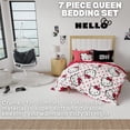 thumbnail image 2 of Juego de sábanas Franco Collectibles Hello Kitty Polka Dot Queen, 2 of 7
