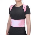 thumbnail image 4 of Posture Corrector, 4Size Pink Children Kids Back Waist Shoulder Supporting Posture  Belt Adjustable Back Brace For Posture Back Shoulder Posture  Band For Improves Posture, 4 of 7