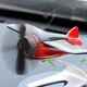 thumbnail image 2 of Red Cool Air Force One en forma de ambientador de aire creativo para coche, regalo de decoraciones automotrices, 2 of 5