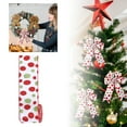 thumbnail image 3 of Christmas Ribbon for Tree, Green Red Polka Dot Ribbon Wired Glitter Dot Fabric Ribbon Gift Wrapping DIY Craft Wreath Bows Making Xmas Tree Decor Party Decoration, 3 of 7
