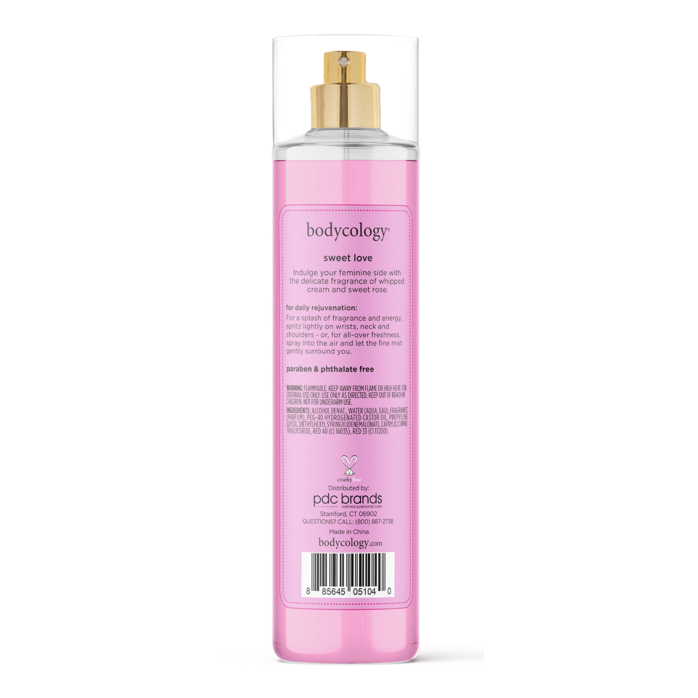 Bodycology Fragrance Body Mist, Sweet Love ,8 fl oz