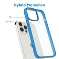 thumbnail image 3 of JETech Case Compatible with iPhone 13 Pro Max 6.7-Inch, Shockproof Phone Bumper Cover, Anti-Scratch Clear Back (Blue), 3 of 6