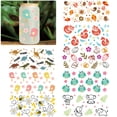 thumbnail image 4 of 8 Uds Pegatinas Transferencia UV DTF Dibujos Animados Pegatinas Bonitas Impermeables DIY 23x11cm, 4 of 9