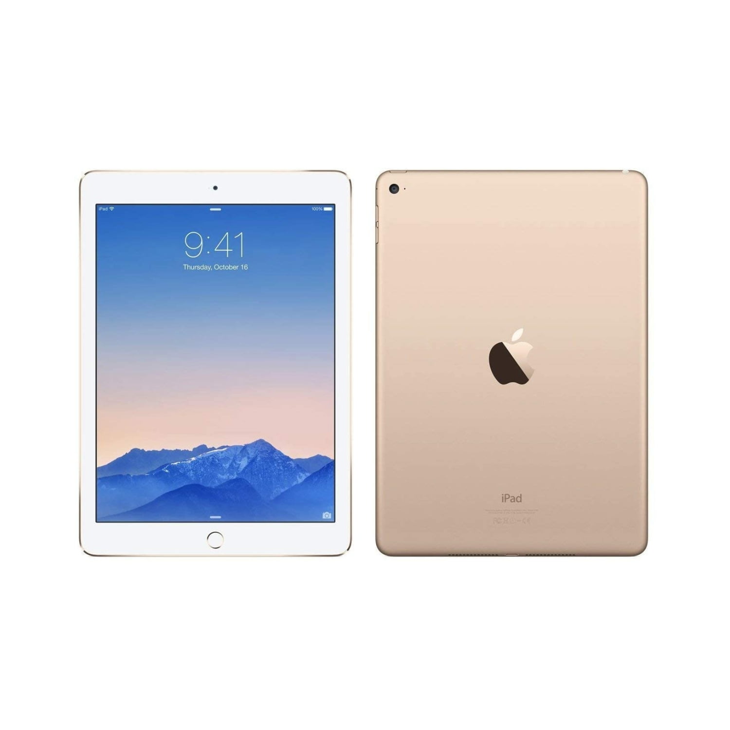 Pre-Owned Apple iPad Air 2 A1566 (WiFi) 32GB Gold Bundle with Case