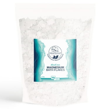 Natural Elephant Dead Sea Magnesium Bath Flakes 2 lbs (900g)