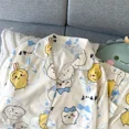 thumbnail image 3 of Trendy New Cloud Cotton Long Sleeve Sleepwear Cute Sweet Cartoon Design Women's Nightgown Home Clothes Suite, 3 of 10