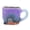 Purple with Multicolor, variant on M Buder Multicolor Crystal Coffee Mug 11 oz / 320 ml Resin Mineral Rock Coffee Cup with Large Capacity Comfortable Handle, Unique Healing Stone Geometric Mug Gift for Friends and Coffee Lovers