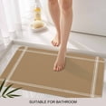 thumbnail image 3 of Pure Khaki Door Mat&nbsp;Indoor Outdoor Entrance, Non Slip Rug for Kitchen Bathroom Entryway Rug, Simple Solid Color Washable Doormat Floor Mat for Office Home Decor 20x31.5 Inch, 3 of 8