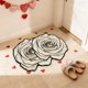 thumbnail image 4 of Decoraciones para San Valentín, adornos para San Valentín, regalos para San Valentín. Alfombra decorativa de 23,6 x 15,7 pulgadas para San Valentín, alfombra de flores, alfombra de diatomeas, alfombra, 4 of 5