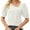 White, variant on Baqcunre T Shirts For Women Womens Casual Puff Sleeve T Shirts Asymmetrical V Neck Tops Loose Fit Tunic Blouses Tunic Tops Workout Tops For Women Black L