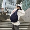 thumbnail image 2 of husxh Large Capacity Traveling Chest Bag Nylon Fashion Casual Simple Portable Adjustable Strap Women Messenger Bags for Outdoor, 2 of 9