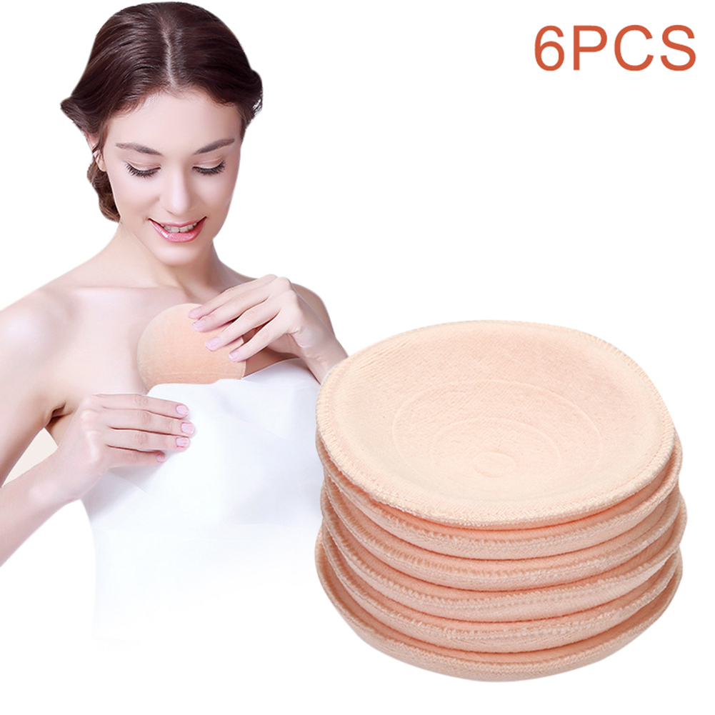 6PCS Breastfeeding Pads Washable Breathable Antioverflow Maternity