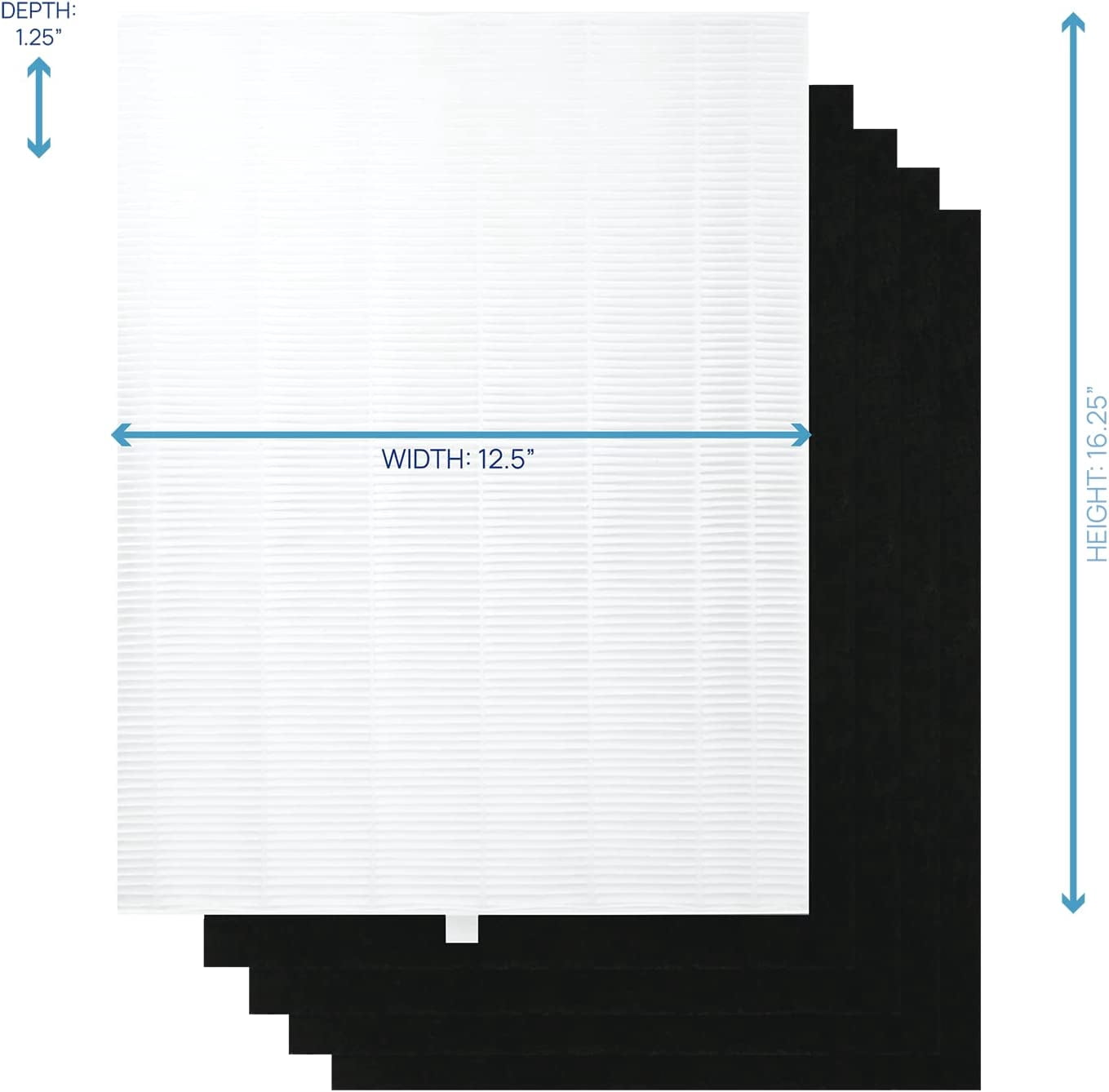 Filter Bros 115115  HEPA Filter A for  Plasmawave 5500-2 5300-2  Purifier