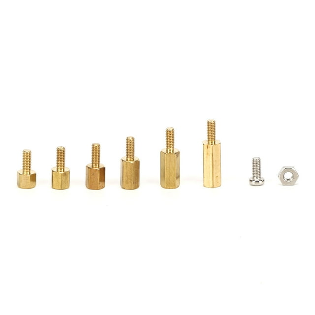 Ensemble de 180 Pcs de Vis et Écrous en Acier au Carbone à 1 Voie avec Boîte