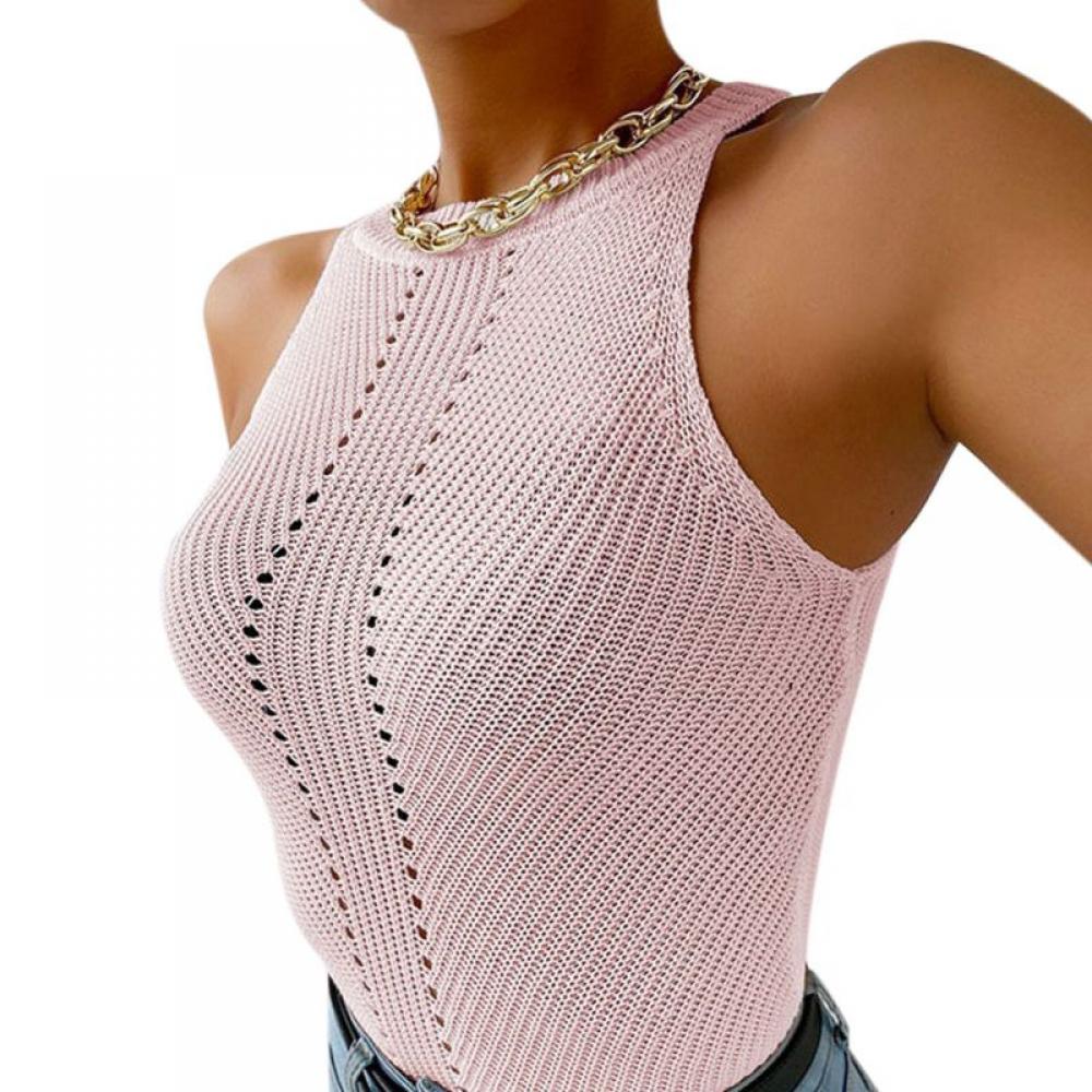 LODDD Women Fashion Tops Casual Hollow Transparent Round Neck Short Sleeve T-Shirt Top Blouse