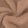thumbnail image 4 of ITSAME Womens Fuzzy Fleece Long Coat Sherpa Lapel Collar Zip Up Winter Warm Comfy Outerwear Brown Size XL, 4 of 7