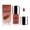 A, variant on Peach Pink Liquid Eyeshadow Glitter Long Lasting Crease Resistant Water Based Eyeshadow Makeup, Buildable Pigmented Shimmer Eyeshadow with Applicator for Versatile Looks, 3ml