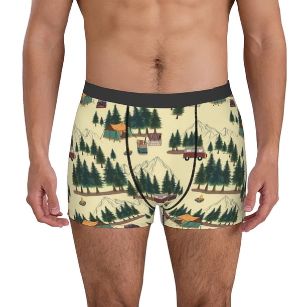 Fotbe Camping Caravan 1 Calzoncillos Tipo Boxer con Bolsa de Soporte Total para Hombre, X-Temp Fresco, Transpirable y de Secado Rápido-X-Large
