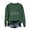 Green, variant on Unir Women's Minimal Mountain Star Script Crewneck Sweatshirt Oversized Nature Quote Fall Casual Layering Long Sleeve Pullover Top 1PC S-XXL Plus Size Friendly