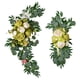 thumbnail image 2 of Flores artificiales Decoración de arco Arreglo de flores Centro de mesa colgante decorativo Garland Floral Swags para vacaciones Ventana Verde perfecl Guirnalda de arco de boda, 2 of 8
