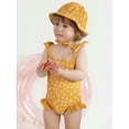 thumbnail image 4 of Usaibhir Baby Girls Swimsuit Toddler Ruffled Bikini One-Piece Swimwear Baby Girl Bathing Suits Kids Swimming Bathing Beachwear 12M-4Y, 4 of 10