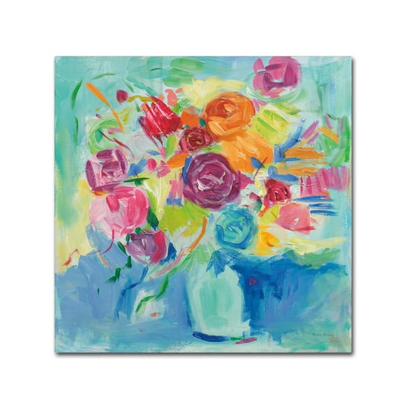 Trademark Fine Art 'Matisse Florals' Canvas Art by Farida Zaman