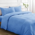 thumbnail image 4 of Duvet Cover Queen Piece Prewashed Ultra Soft Queen Bedding Set Features Zipper Closure and Corner Ties Includes Duvet Cover x & Pillowcases No Comforter, 4 of 7