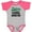 Baseball Heather and Hot Pink, variant on Inktastic Future Funeral Director Boys Baby Bodysuit