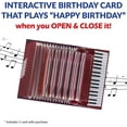 thumbnail image 2 of 100 Greetings INTERACTIVE Accordion Birthday Card – Open/Close to Play “Happy Birthday” - Music Gifts for Men, Gifts for Musicians, Birthday Card for Kids, Men & Women, Birthday Pop Up Card, Greeting, 2 of 5