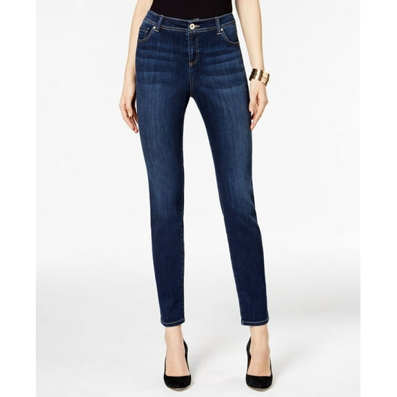 INC International Concepts Curvy Fit Skinny Jeans Rhodes Wash 0
