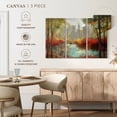 thumbnail image 5 of Elephant Stock Autumn City View Wall Art - Horizontal Multi Panel Canvas - Living Room Wall Decor - City Multi Panel - Red And Brown Decor By Ruane Manning - 45" x 28", 5 of 8