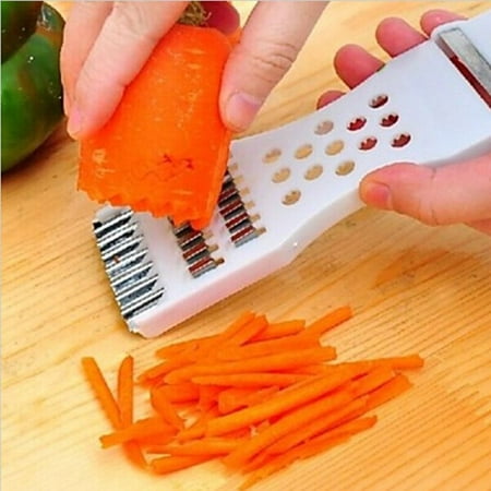

5 In 1 Multifunctional Vegetable Fruit Cucumber Carrot Potato Peeler Cutter Slicer Stainless Steel Blades Household Kitchen Tool