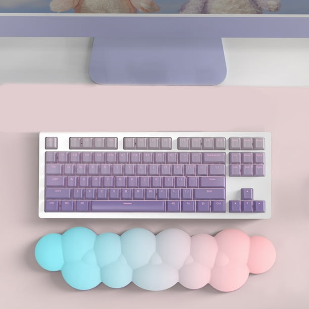 Cloud Typing Wrist Guard Teclado ergonómico Reposamanos Pad para juegos de trabajo de oficina JShteea El nuevo