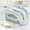 Blue, variant on Clearance Large Capacity Pencil Case Fabric Organizer For Pens Markers & Rulers (10.2x7.5 Inches)