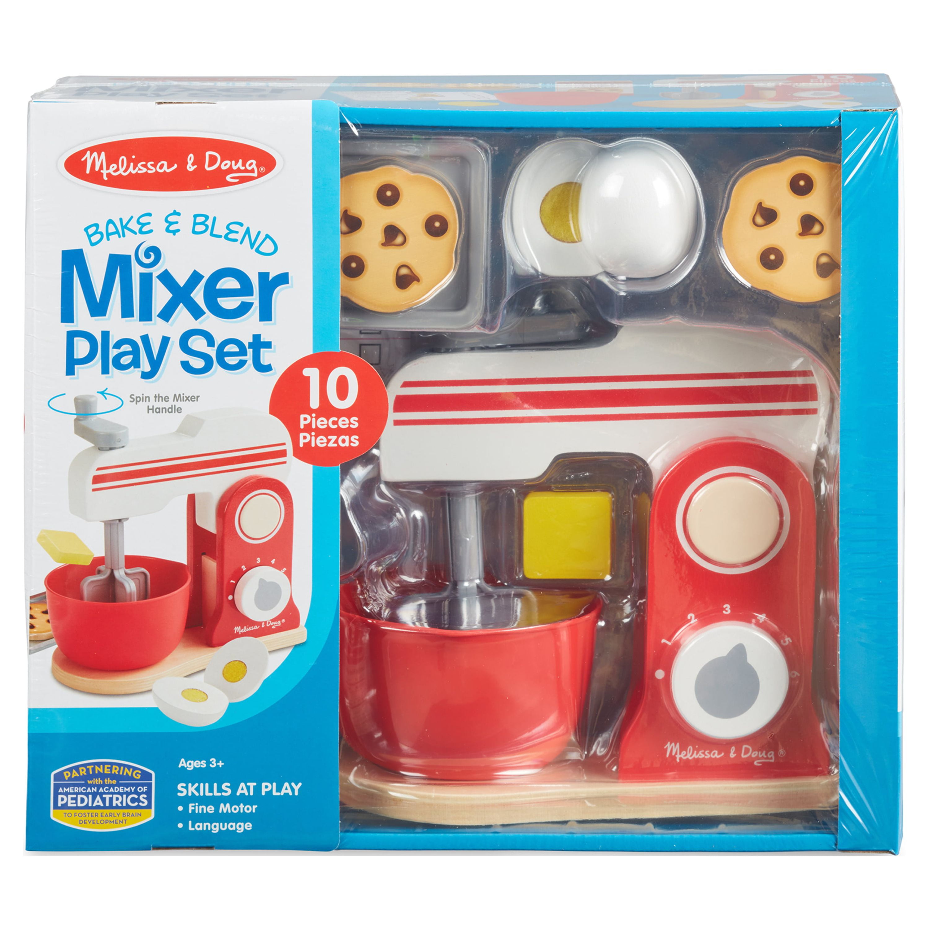  Melissa & Doug Smoothie Maker Blender Set with Play Food - 22  Pieces - Play Blender Mixer Toy for Kids Kitchen Ages 3+ : Toys & Games
